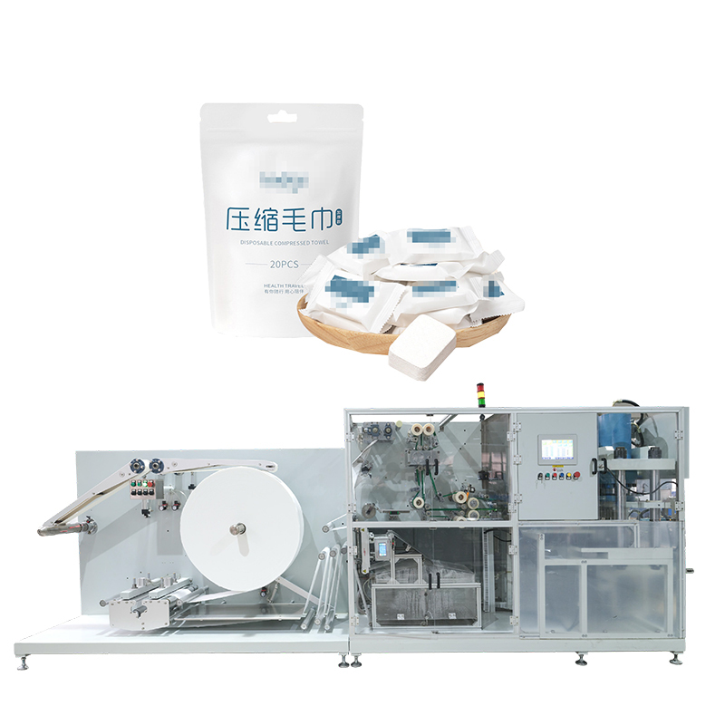 Fully automatic high-speed compressed towel machine