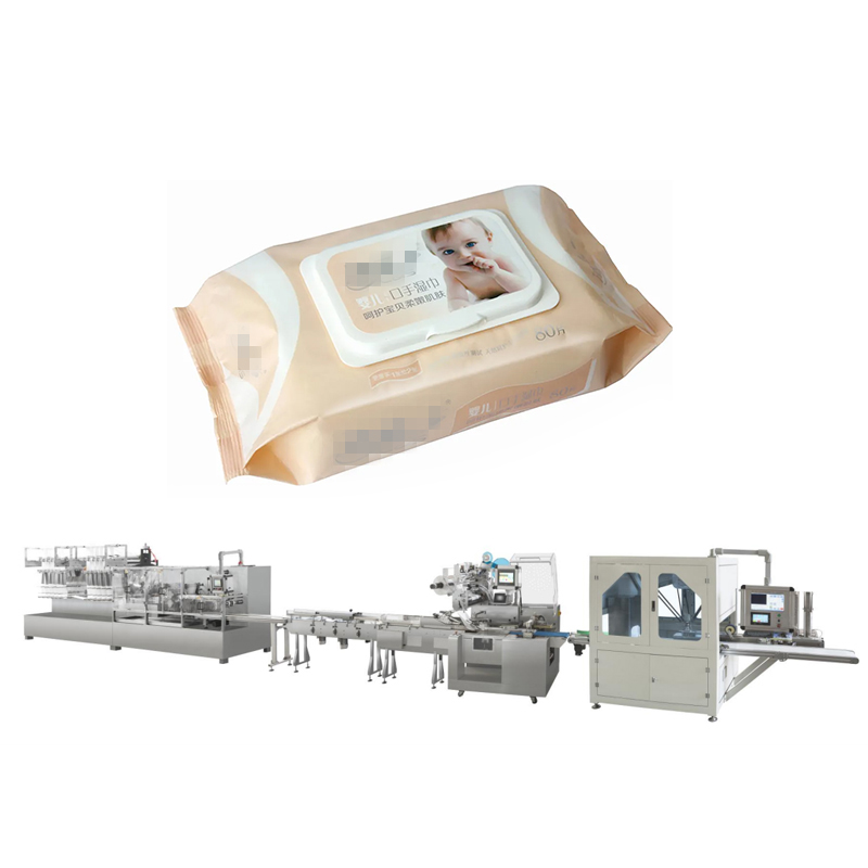 40-120 pieces/pack Fully automatic wet wipes 12 production and packaging lines