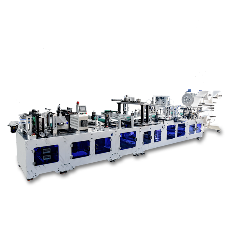 Automatic High Speed Folding Mask Machine with Sponge Attaching & Valve Welding Machine