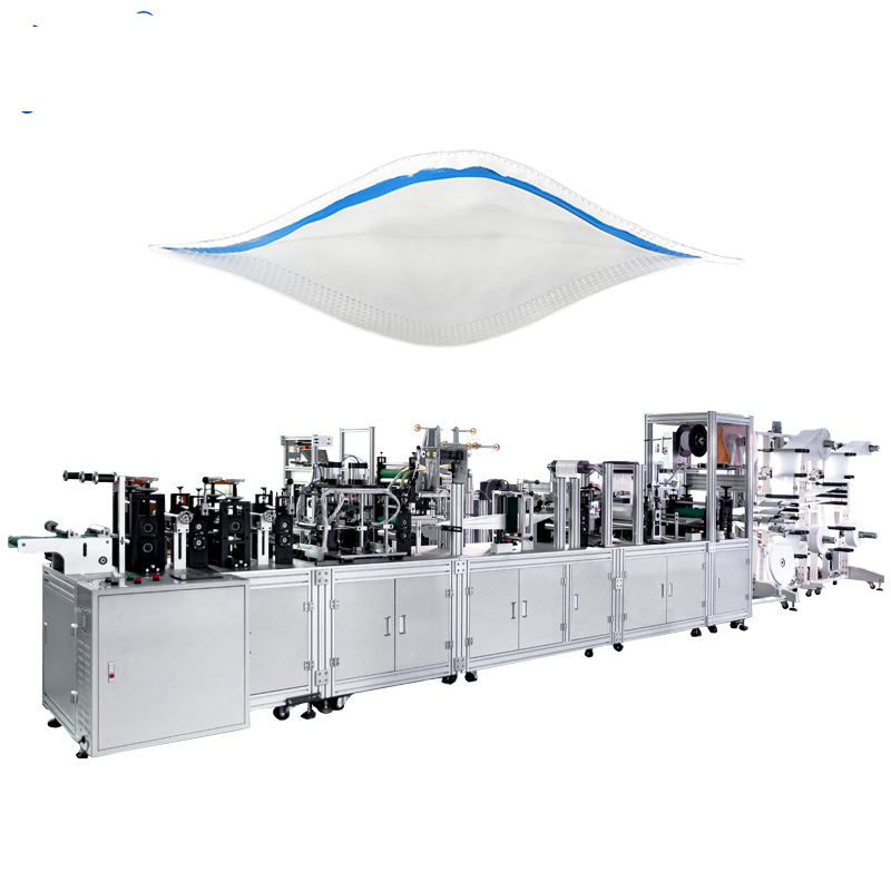 Automatic High Speed Non Woven Duckbill Type Folding Mask Machine