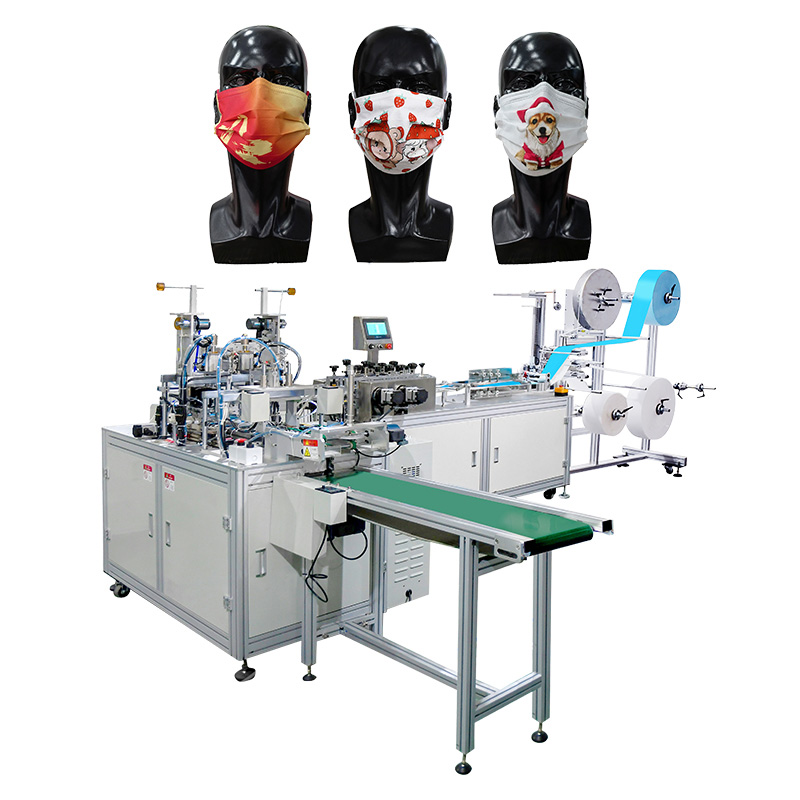 Fully Automatic High Speed Color Chasing Flat Mask Machine