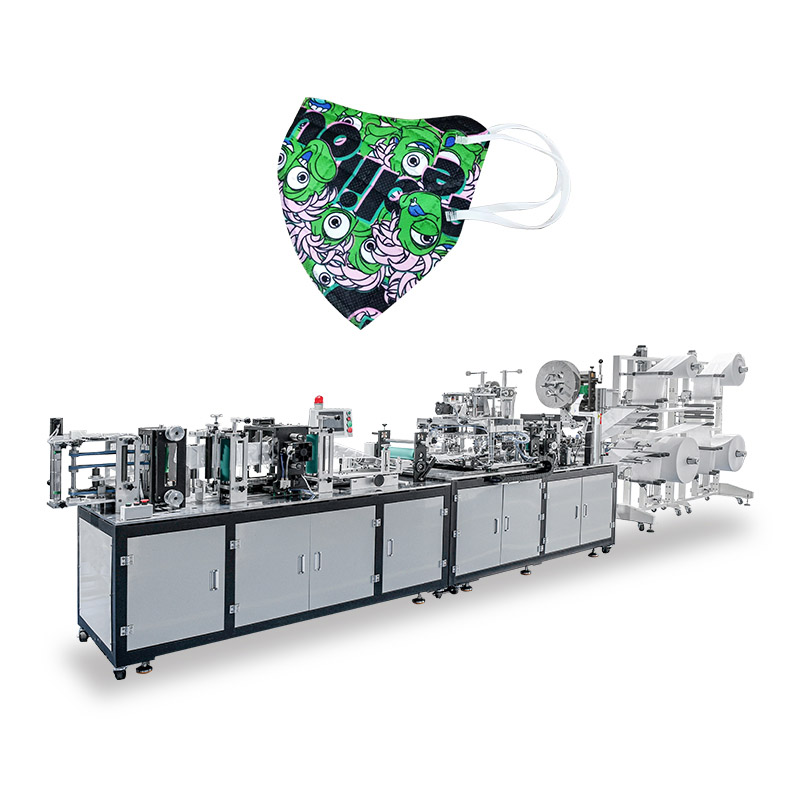 Ultra High Speed Folding And Color Tracking Mask Machine