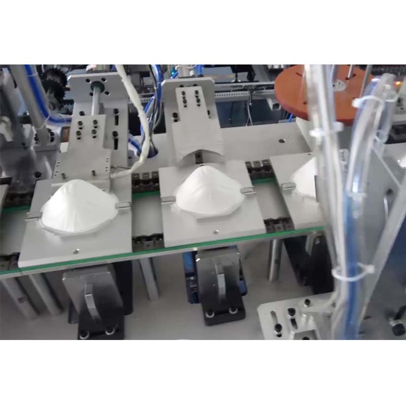 Automatic Cup Mask After Process Making Machine (Oblique Welding Earloop )