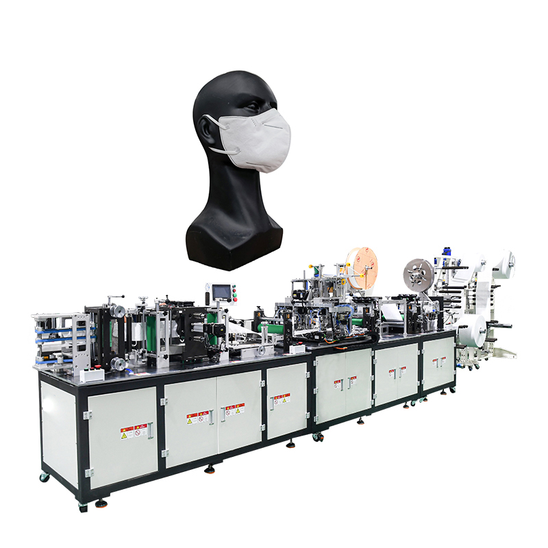 Folding Super High Speed Built-in Sponge Strip Mask Machine