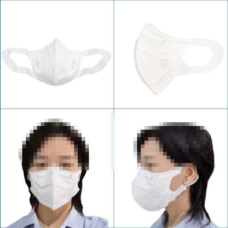 Elastic cloth color tracking positioning folding mask machine