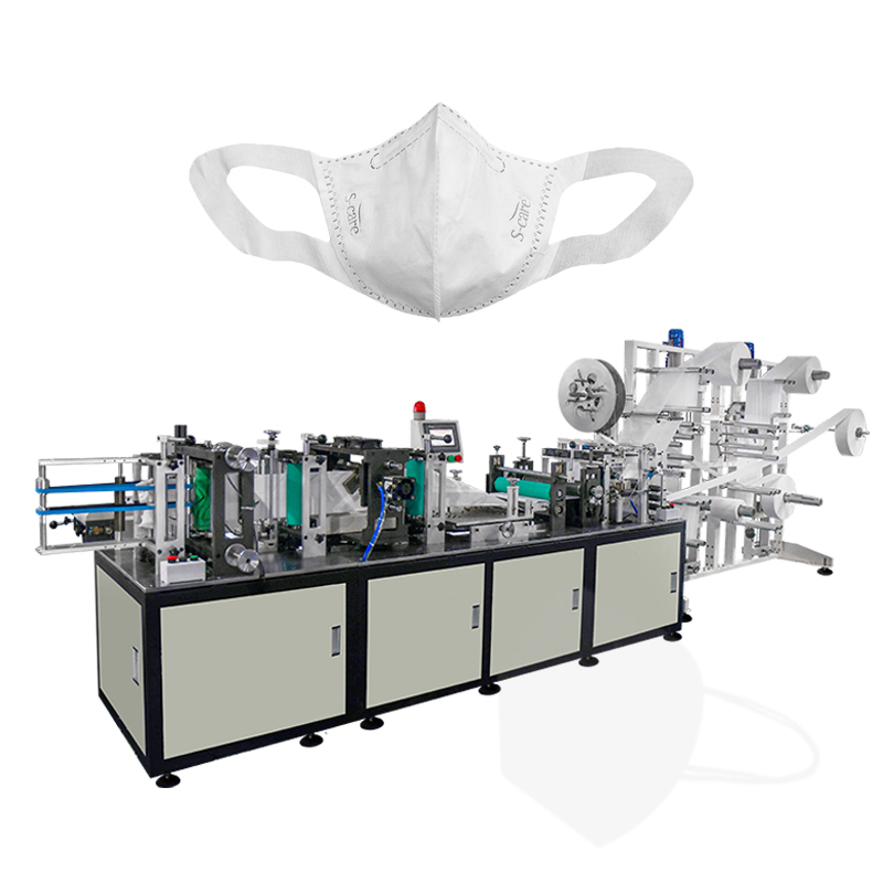 Elastic Fabric Folding Type Mask Making Machine