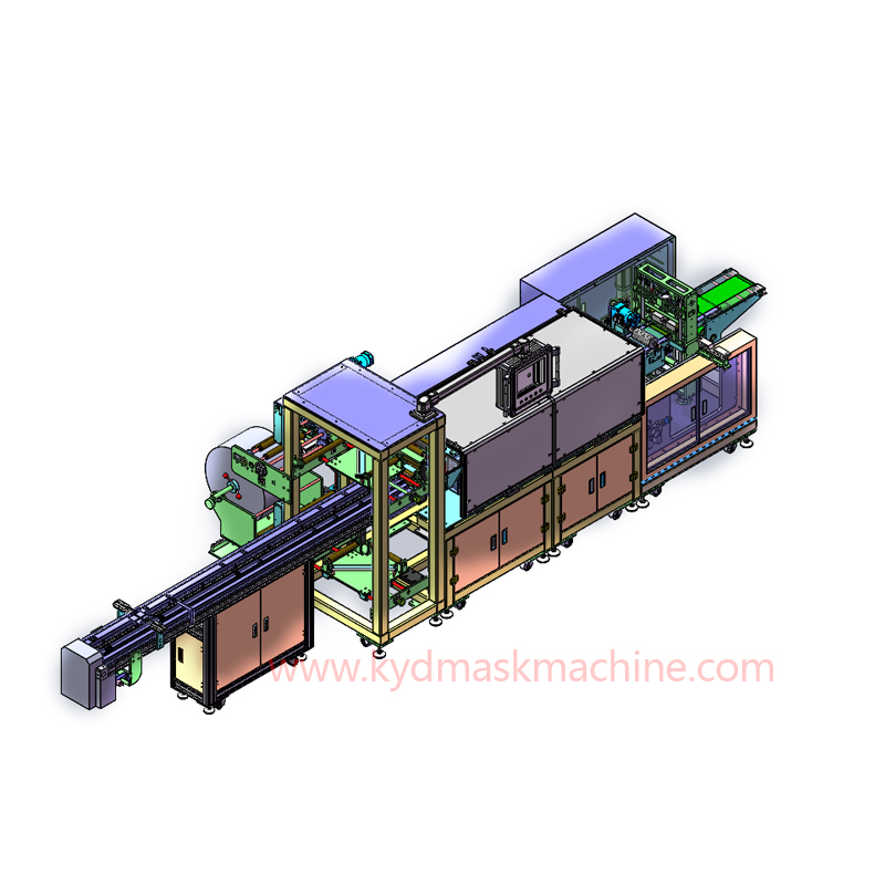 Four-side sealing, one-out, three-packing machine