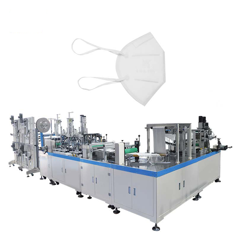 全自动加长型头带折叠口罩机
