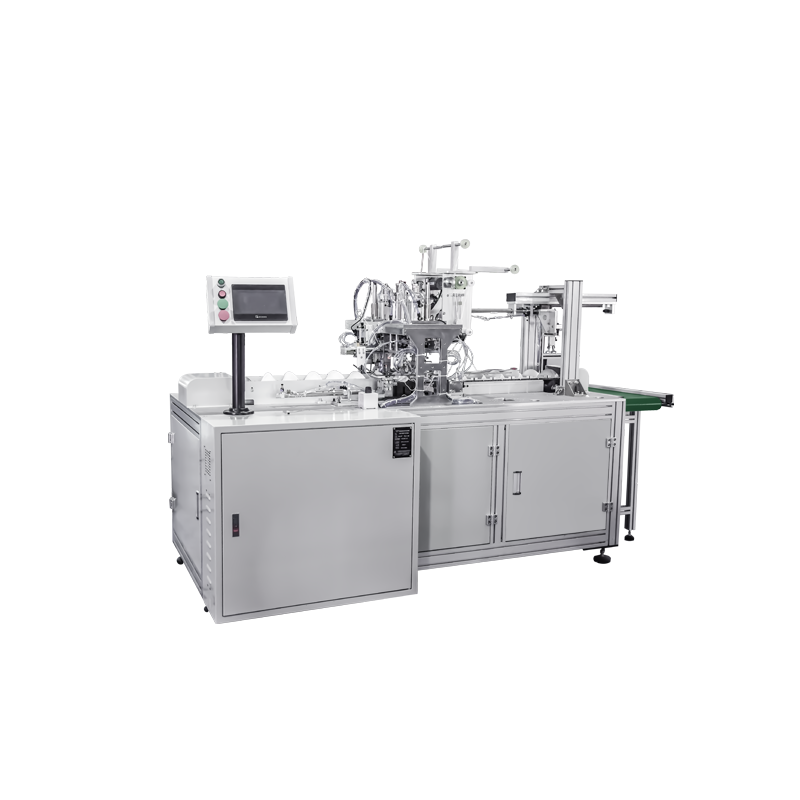 四折鱼形口罩耳带点焊机