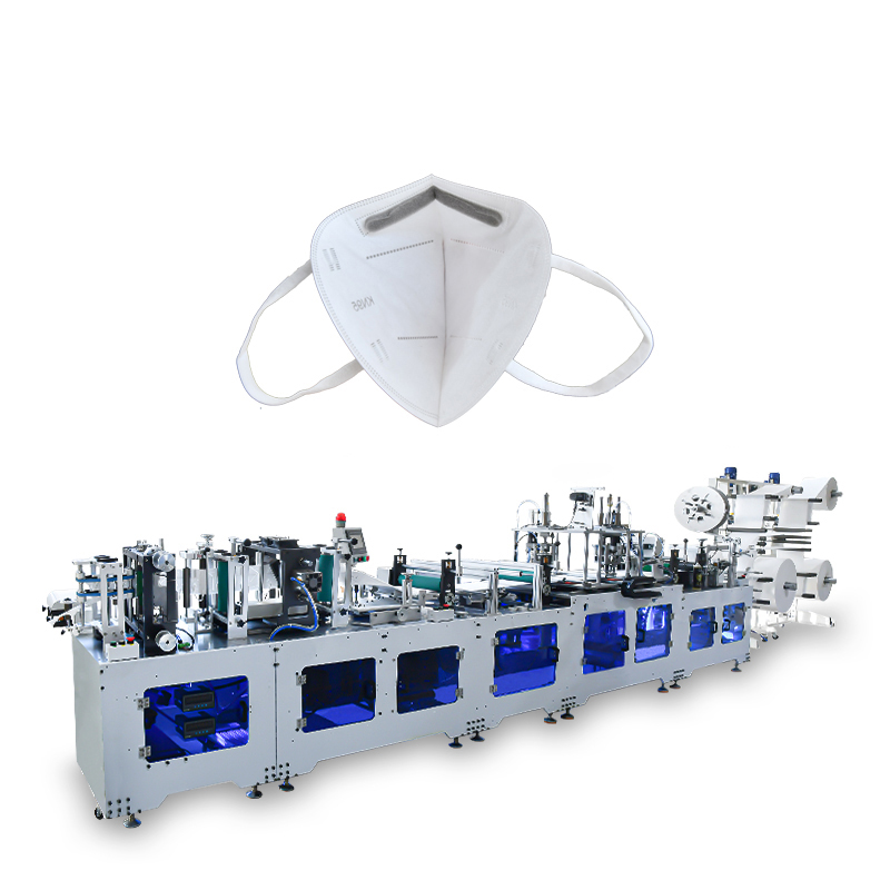 Automatic High Speed Folding Mask Machine with Sponge Attaching