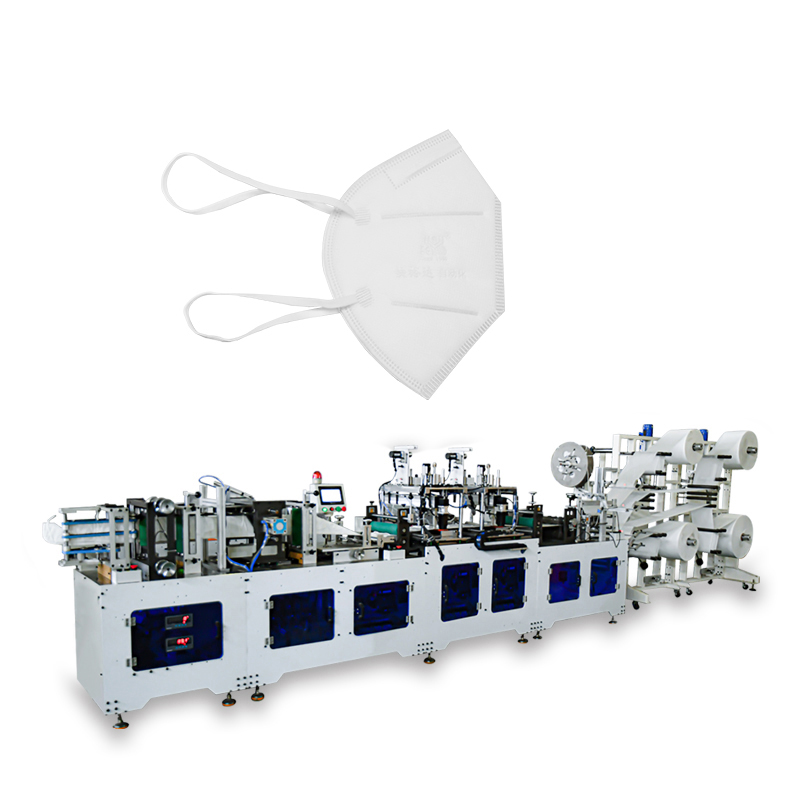 Automatic Folding Mask Making Machine with Inserting Nose Foam Function